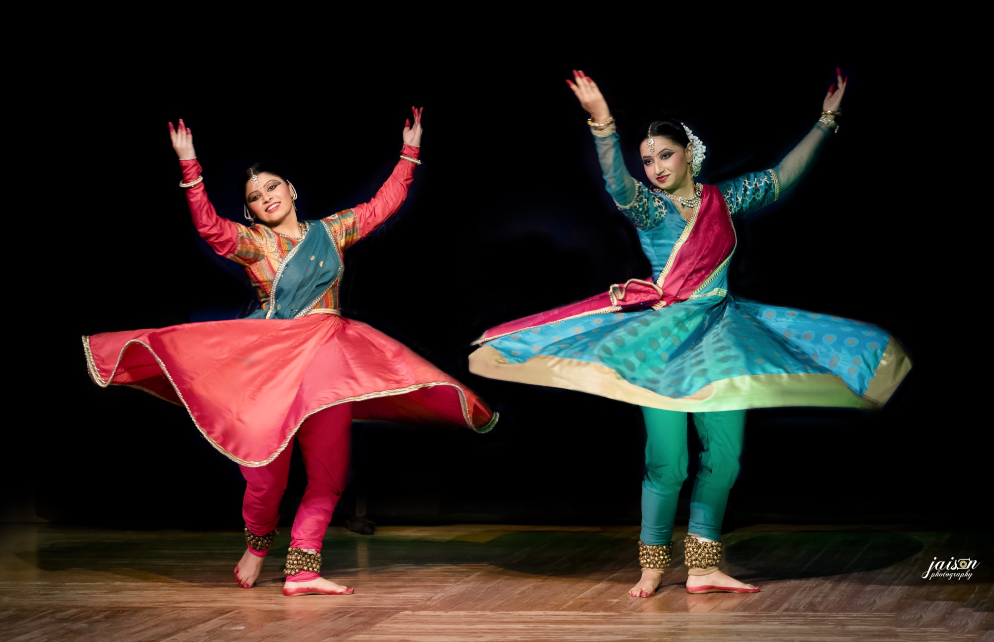 Kathak duet — on stage