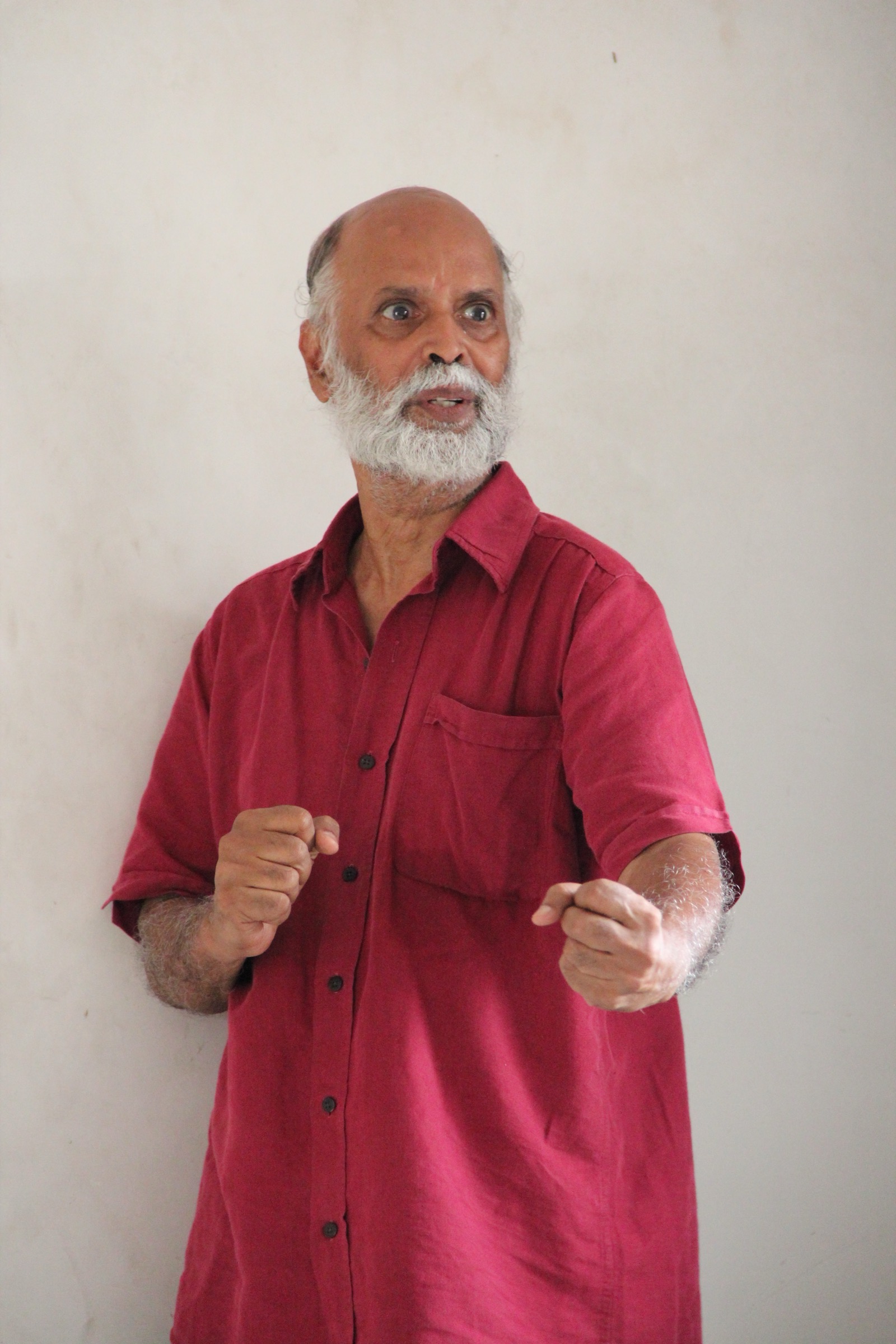 K. Madavane — director, in rehearsal